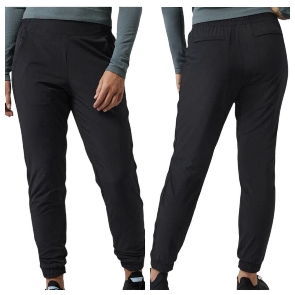 Athleta | Women’s Black Brooklyn Textured Joggers Athletic Athleisure Casual 14